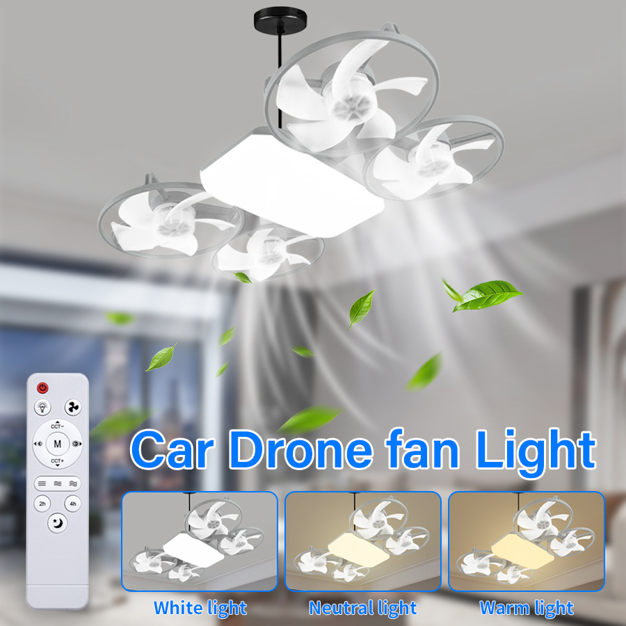 Drone Beacon Light - 2 in 1 50W Fan Light