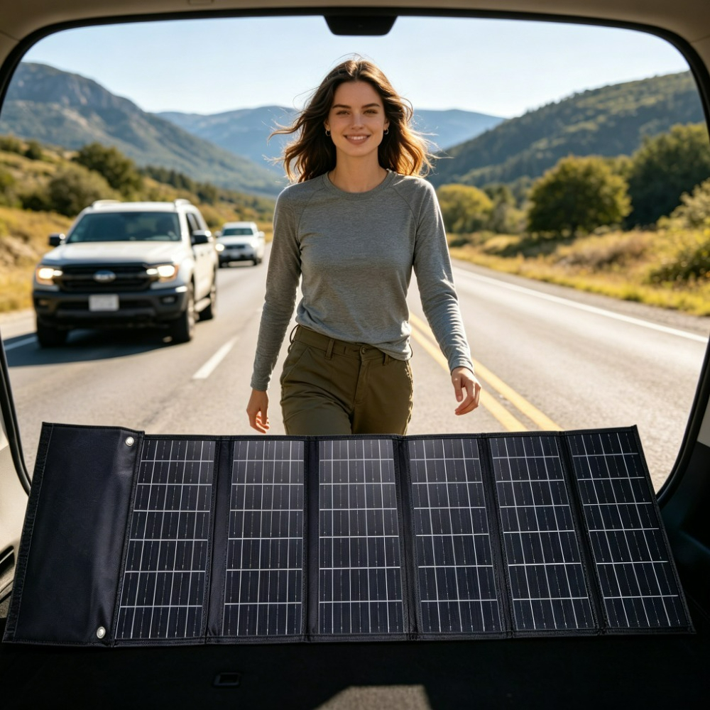 Drone Solar Charger - Outdoor Camping 50W 90W Foldable Solar