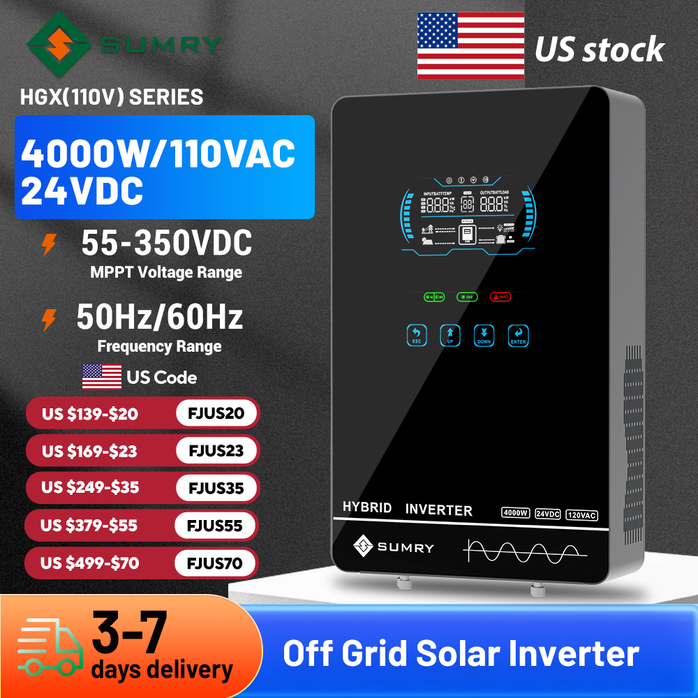 Drone Solar Charger - Sumry 4KW 120V Off Grid Solar
