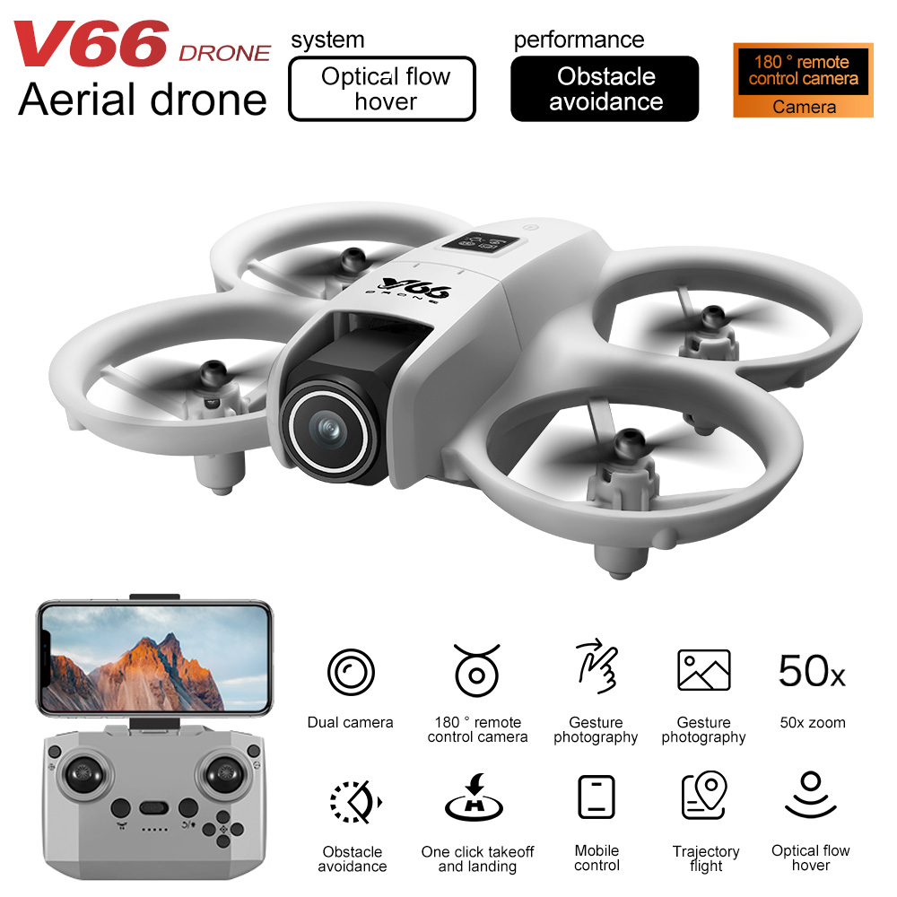 New V66 Mini Drone HD Camera 4 - Drone Controller Screen review and price