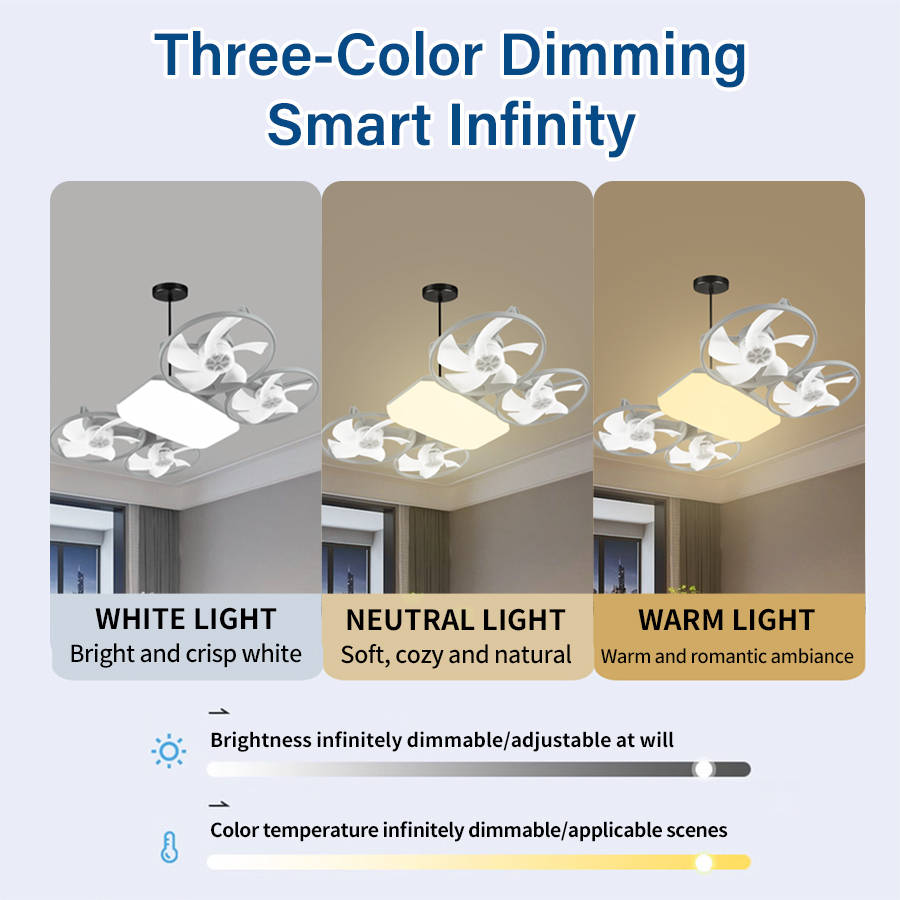 2 in 1 50W Fan Light E27 Drone - Drone Beacon Light review and price