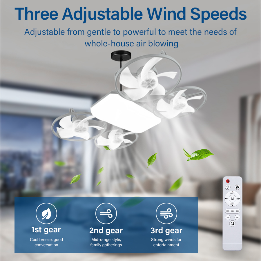 2 in 1 50W Fan Light E27 Drone - Drone Beacon Light review and price