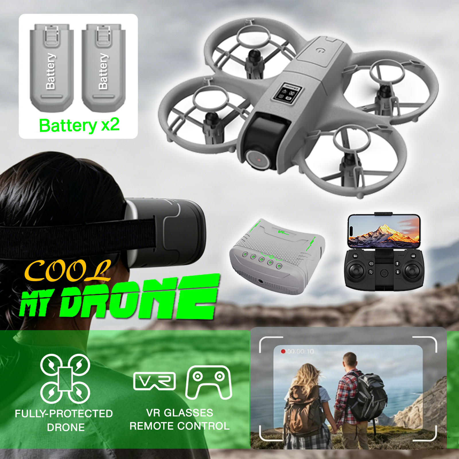 Mini Drone That Is Easy For Be - Drone Power Bank review and price