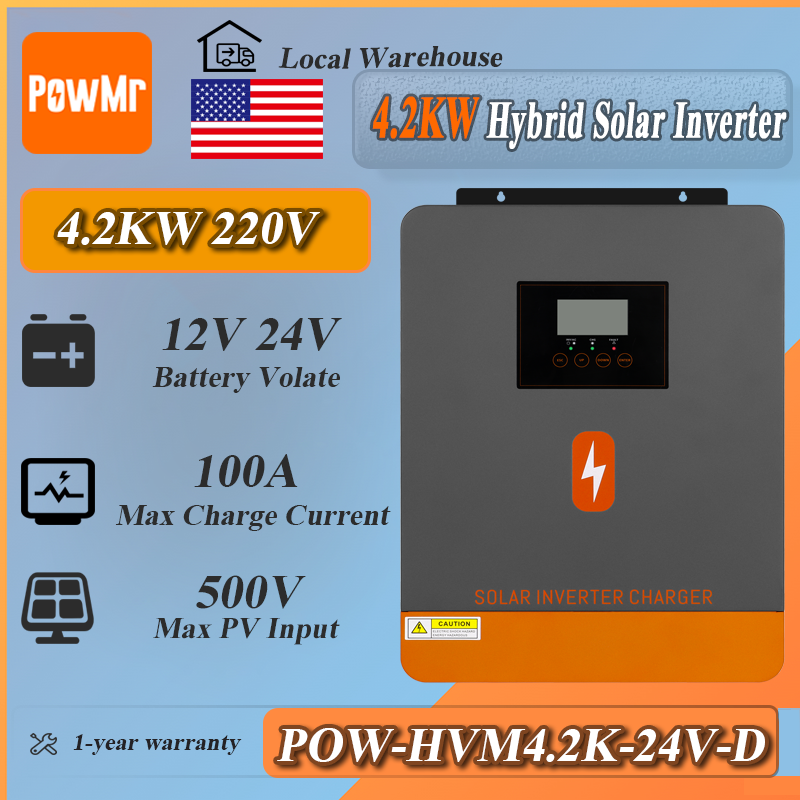 PowMr 4.2KW Off Grid Inverter  - Drone Solar Charger review and price