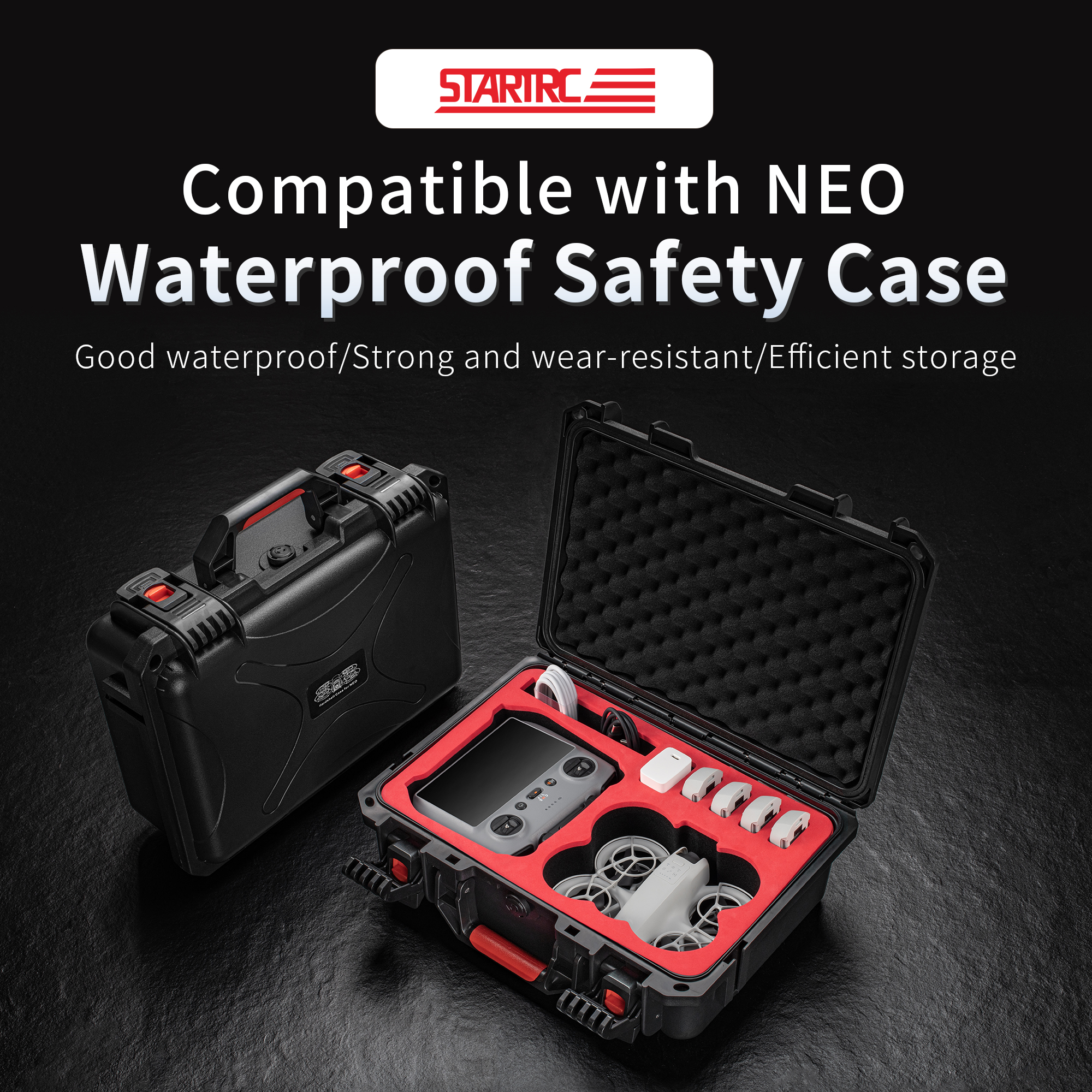Portable Hard Waterproof Case  - Drone Controller Hood review and price