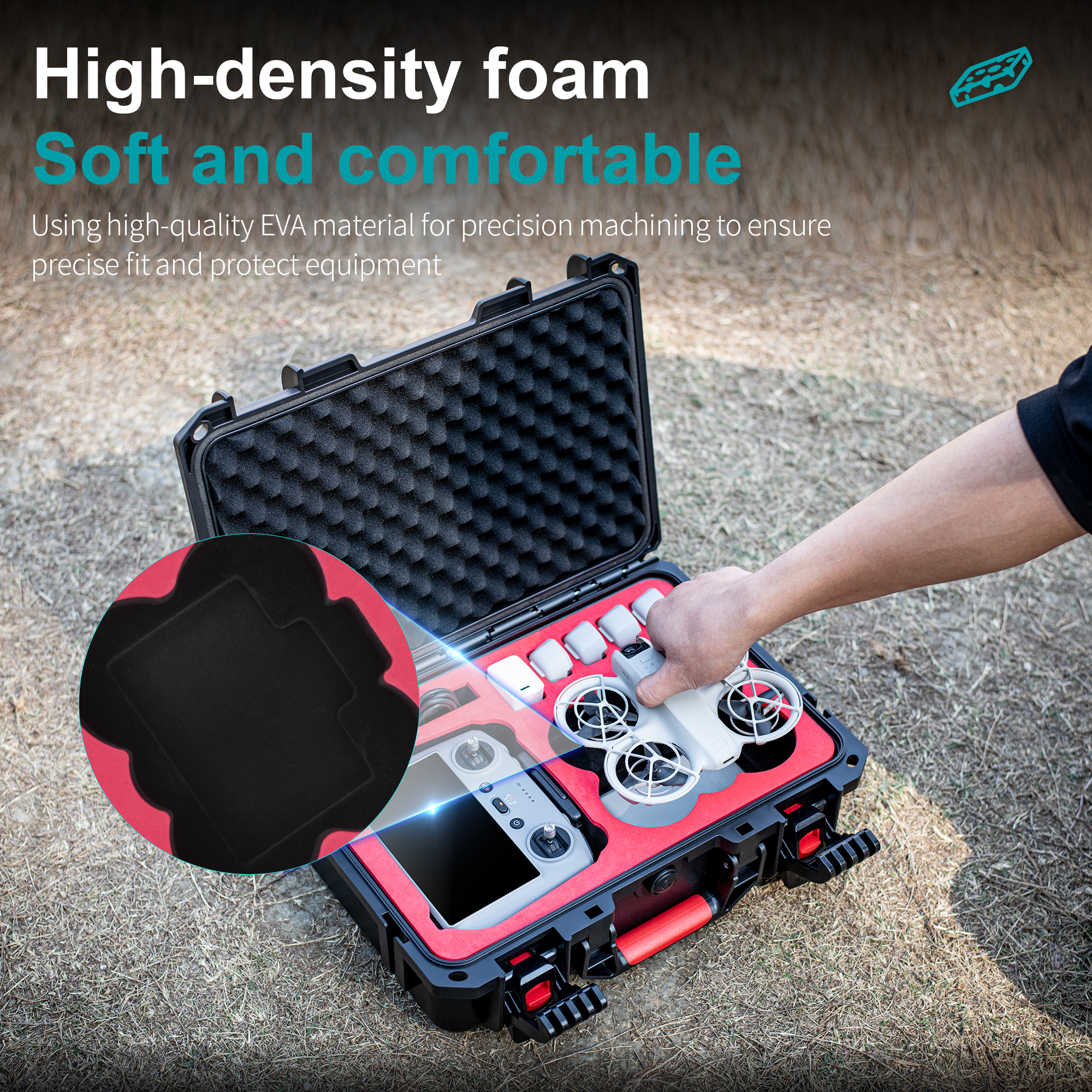 Portable Hard Waterproof Case  - Drone Controller Hood review and price