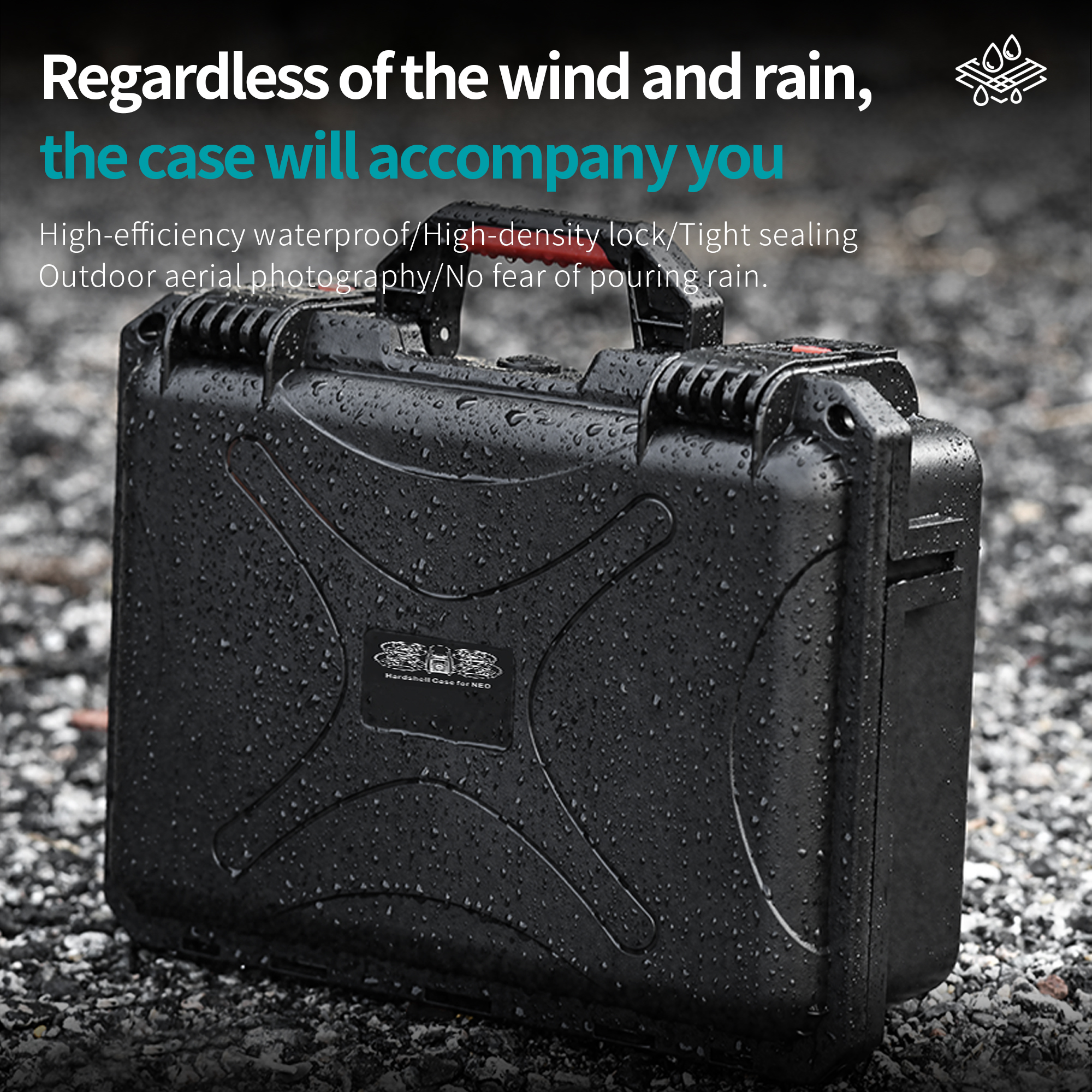 Portable Hard Waterproof Case  - Drone Controller Hood review and price
