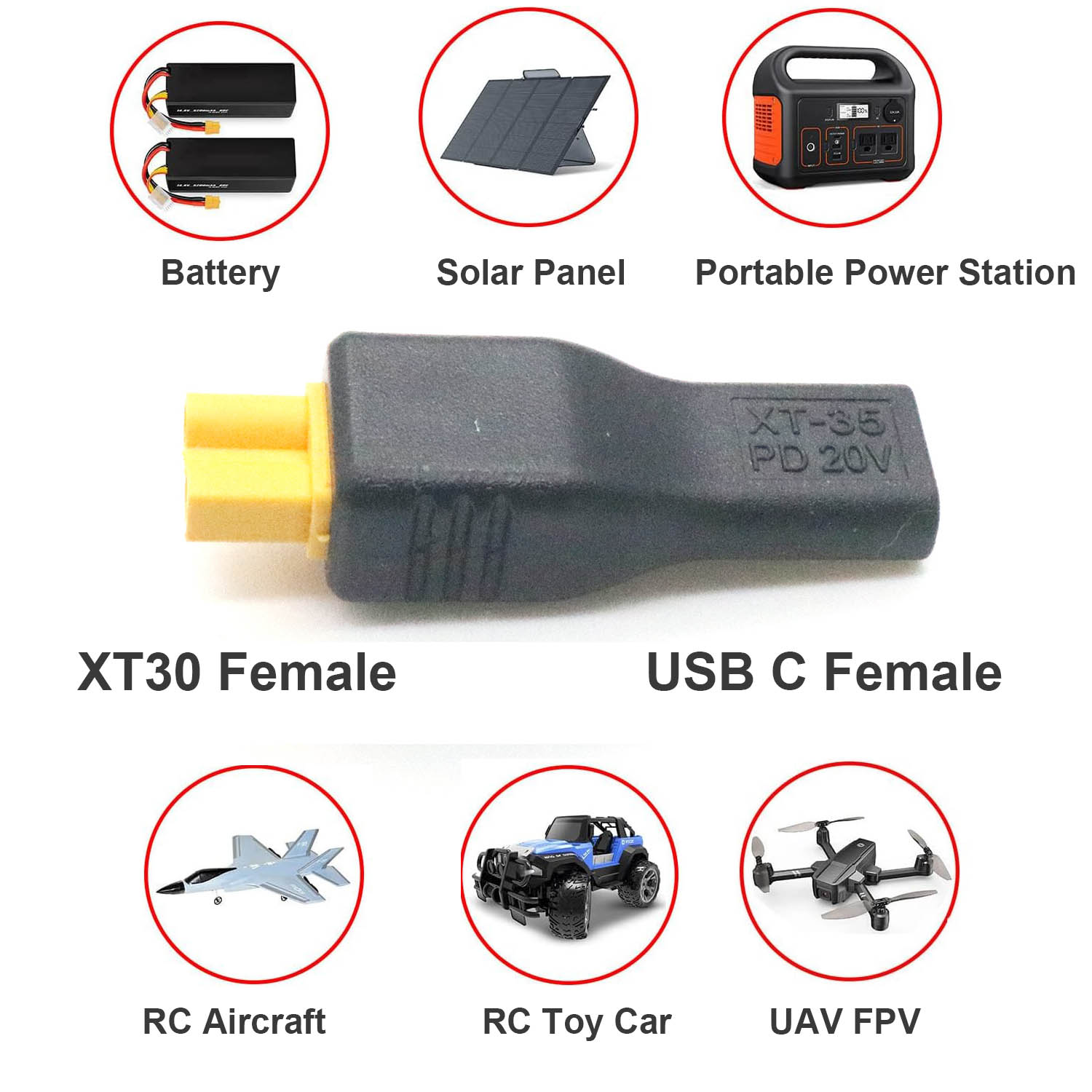 1pc USB Type C Female Input to - Drone Power Bank review and price
