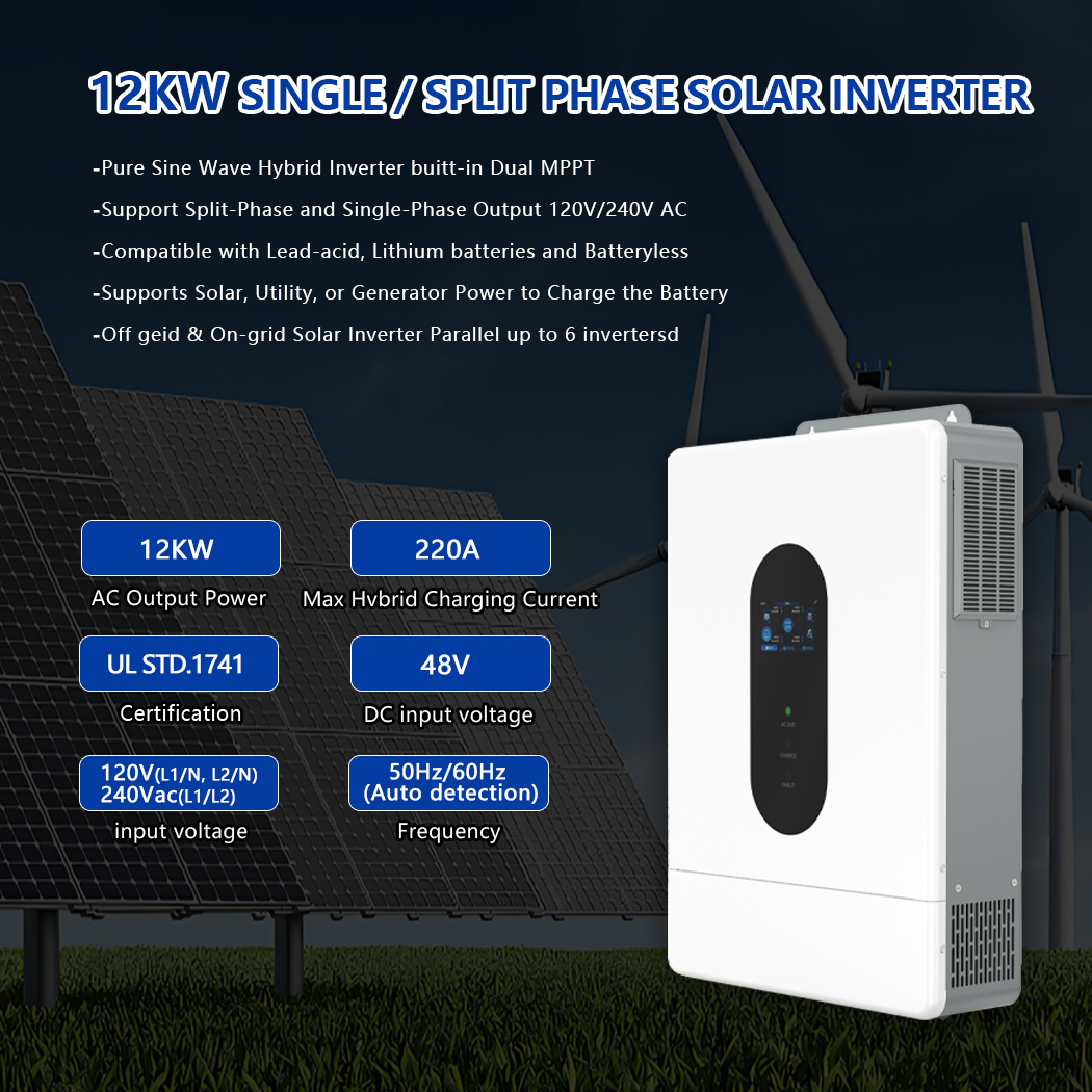 Y&H 12KW Hybrid Solar Inverter - Drone Solar Charger review and price