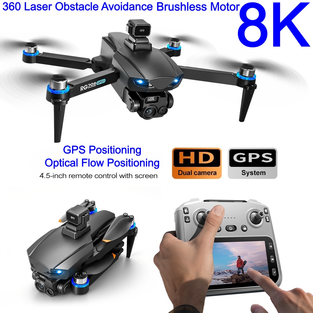 NEW 8K Drone With HD Camera La - Drone Controller Screen review and price
