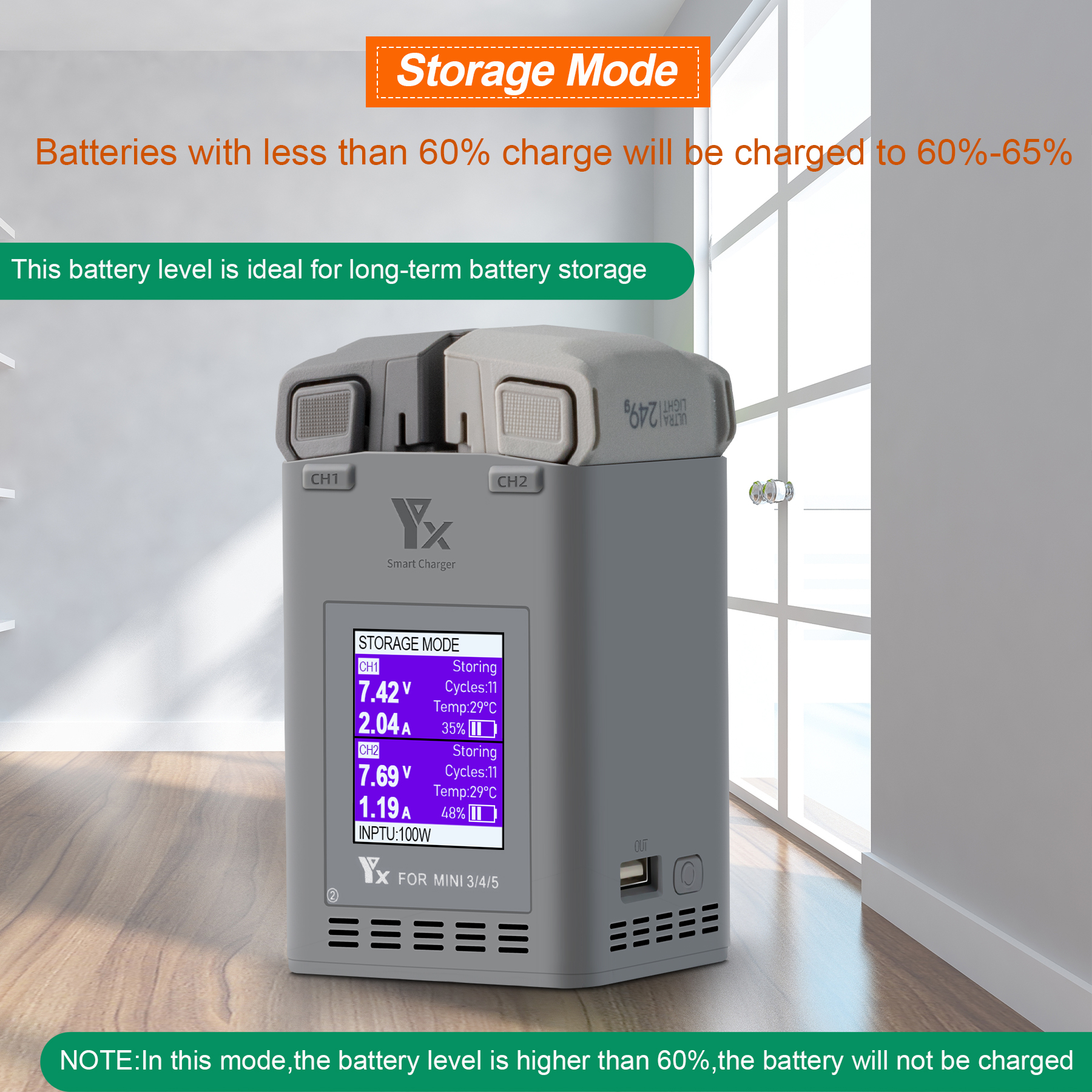100W Intelligent Battery Charg - Drone Power Bank review and price