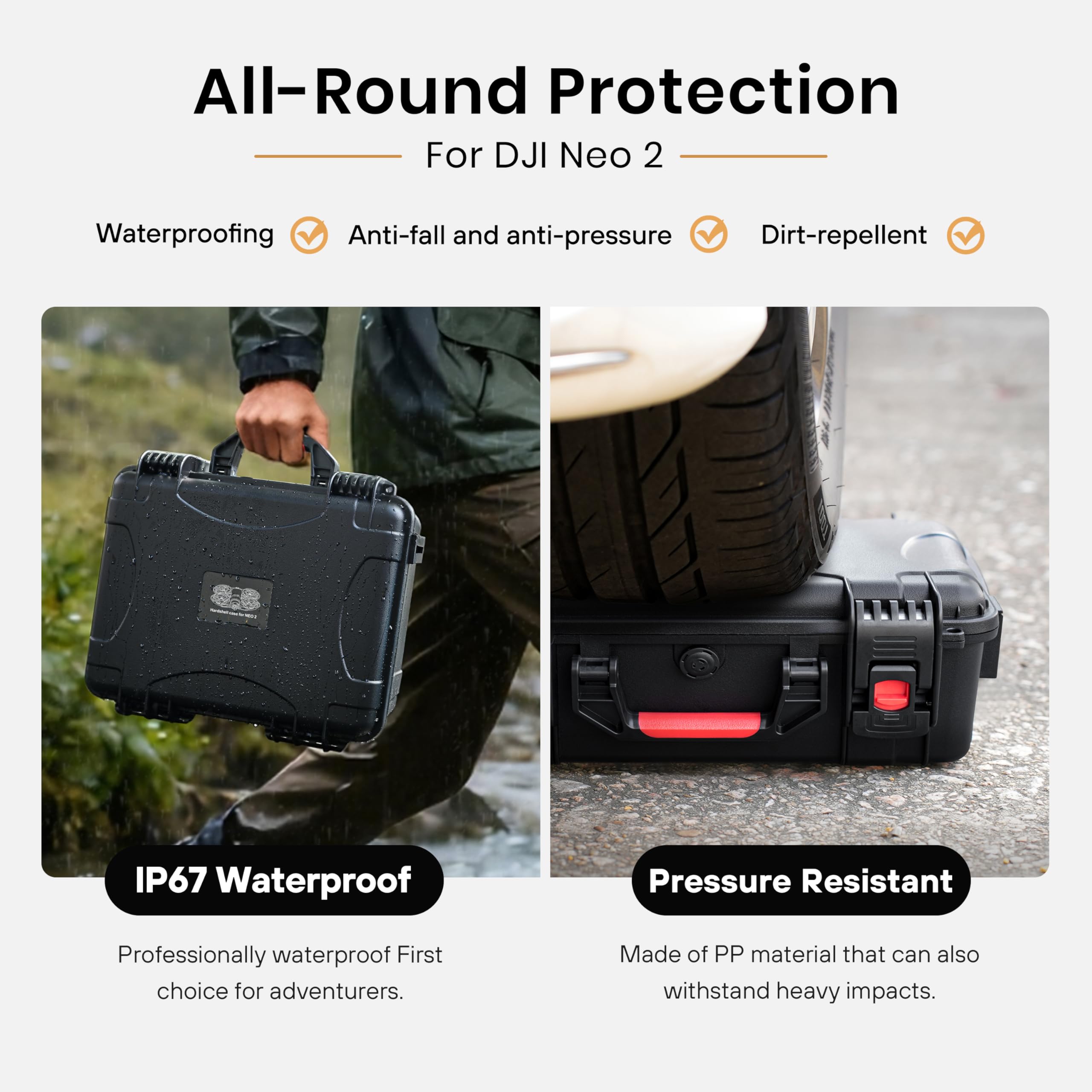 STARTRC Waterproof Hard Carryi - Drone Controller Hood review and price
