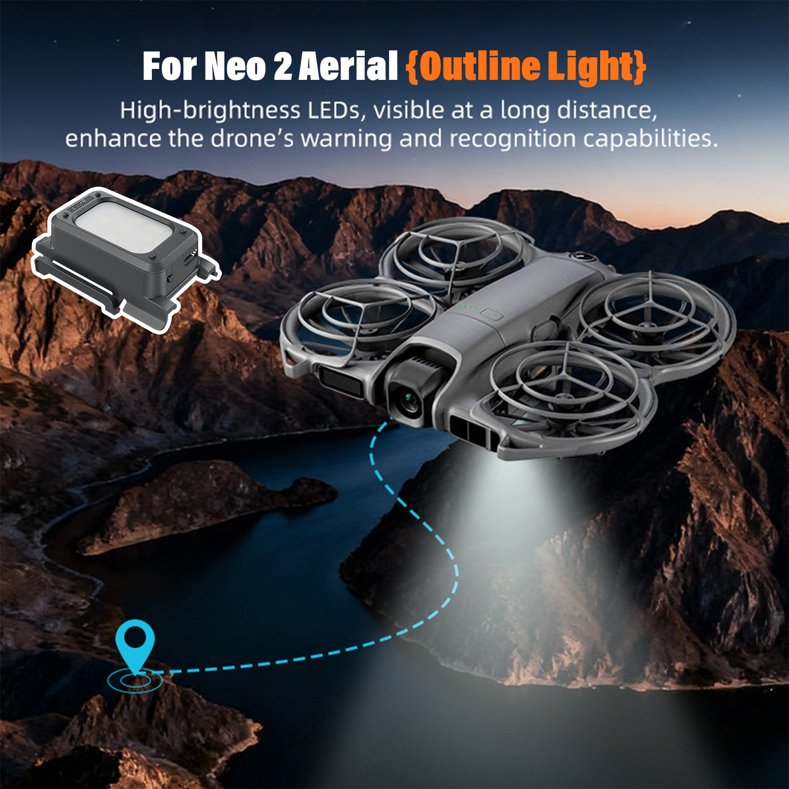Rechargable LED Landing Gear w - Drone Strobe Light review and price